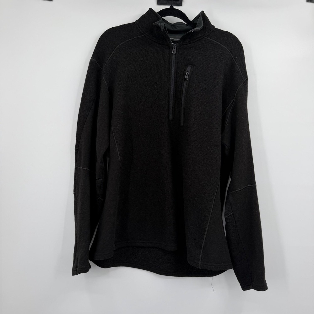 Kuhl Interceptr Jacket Mens 2XL Black Fleece 1/4 Zip Basic Jacket Activewear